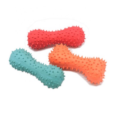 Natural Dental Teeth Chew Bone Dog Toy Latex Toy Squeakey Toys For Dog Training