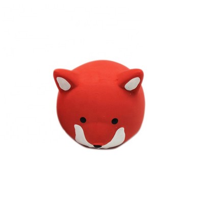 Fox Funny Animal  Squeak Toys Dog Teeth Toy  Pet Dog Toy Latex