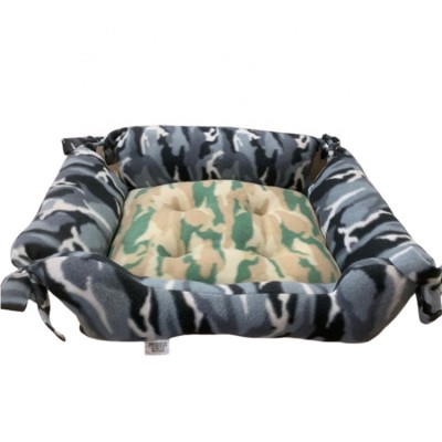 Peffiti Pet Bed for Dog Cat or Puppy Comfortable Couch for Pets with Camouflage Pattern